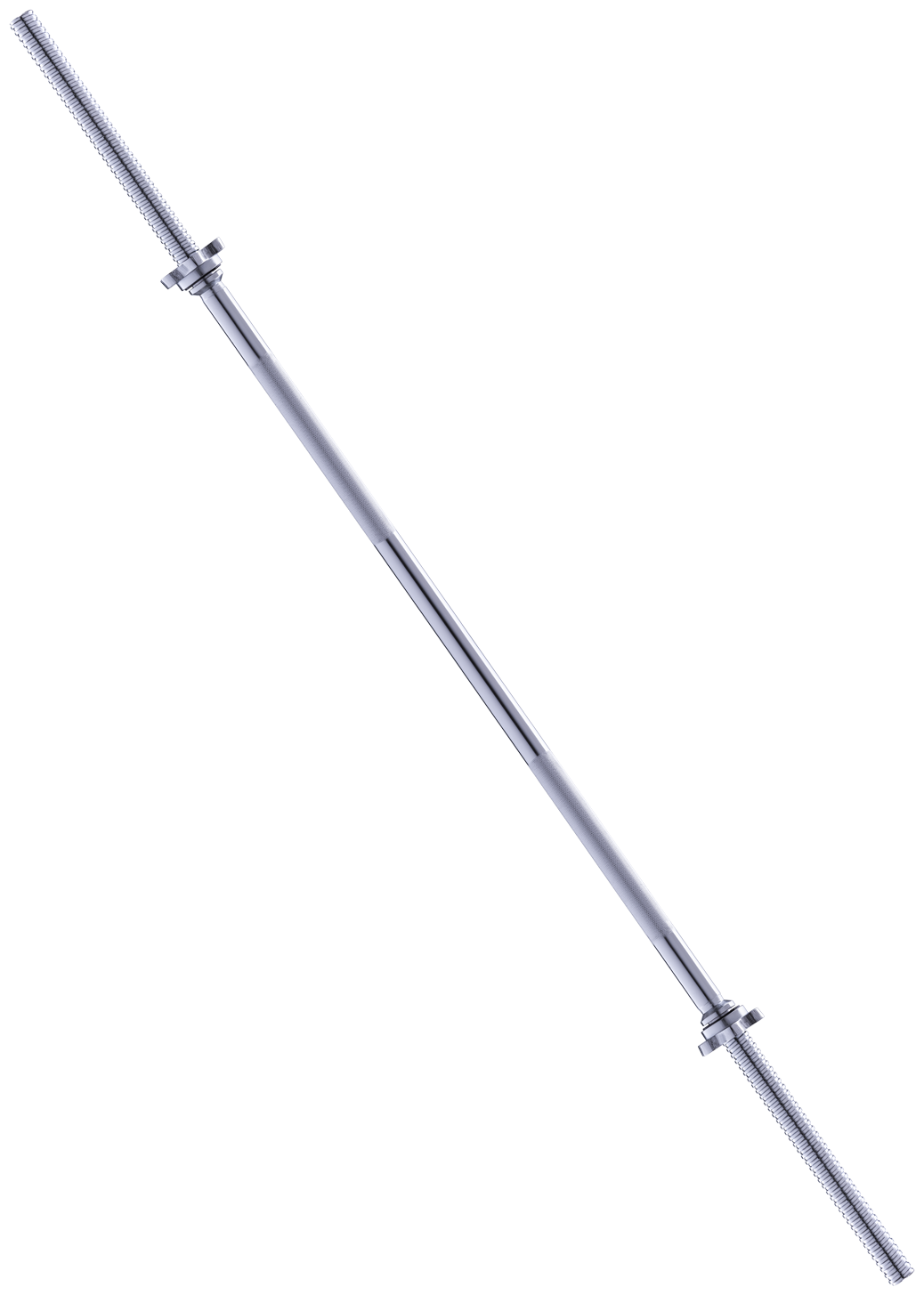 Гриф для штанги прямой STARFIT Core BB-103 150 см, d=25 мм, металл, с металлическими замками, хром