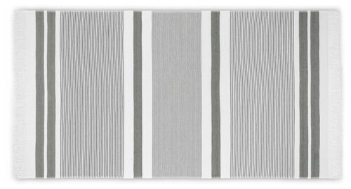 Пештемаль Kelsie Casual Avenue white/dark grey (белый/темно-серый) 100x180