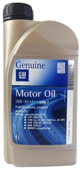 HC-синтетическое моторное масло GENERAL MOTORS Dexos2 Longlife 5W30, 1 л, 1 шт.