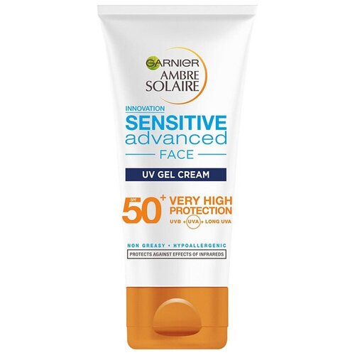 Солнцезащитный гель-крем Garnier Ambre Solaire, SPF 50+, 50 мл