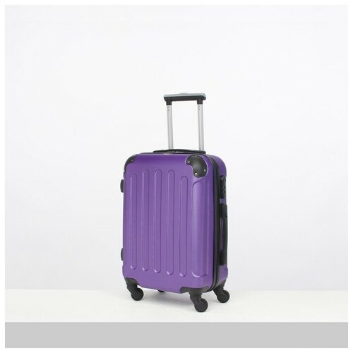 фото Чемодан мал 20" гравитация. 39*22*49. отд на молнии. код замок. 4 колеса. фиолетовый 4814084 сима-ленд