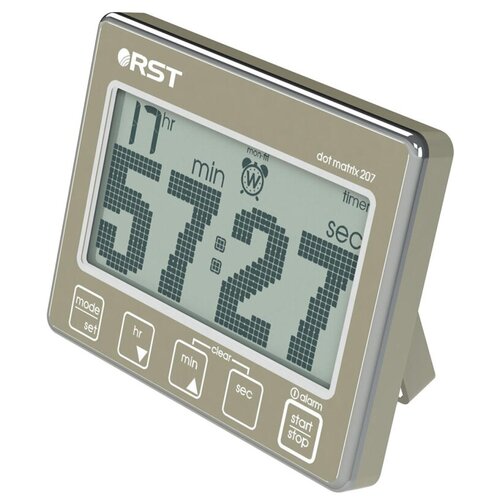 Секундомер таймер цифровой с часами хаки хром 04207 RST 1545412 493000₽