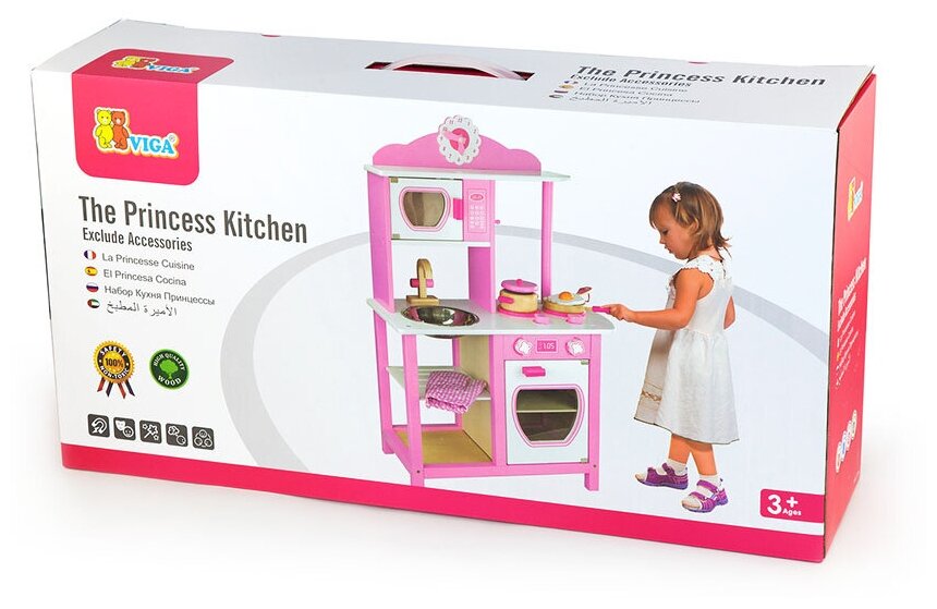 Игровой набор Viga Toys Кухня принцессы (50111) - фото №8