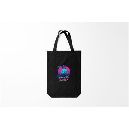 фото Сумка-шоппер / 31х42 см / геймерам / pubg neon burnettie