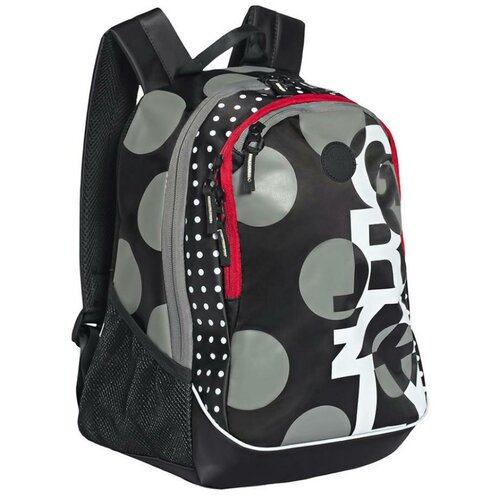 Купить Школьный рюкзак с эргономической спинкой GRIZZLY RG-268-1 черный, 2 отделения, вес 620грамм, 40x29x20см., полиэстер, unisex