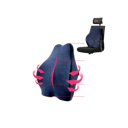Ортопедическая подушка для спины Comfort Expert 51x43x12, Анатомическая подушка под спину с эффектом памяти, анатомическая подушка для поясницы Memory Foam, подушка для сидения автомобиля, поддерживающая подушка для офисного кресла