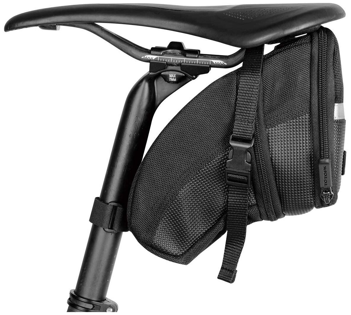 Велосумка подседельная Topeak Aero Wedge Pack Large, Strap Version