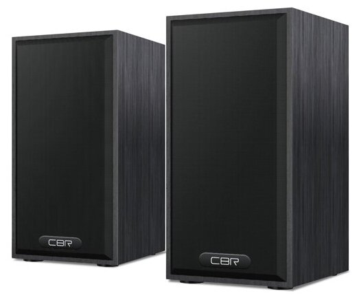 Акустическая система 2.0 CBR CMS 635 black, питание USB, 2х3 Вт (6 Вт RMS), MDF, 3.5 мм линейный стереовход, регул. громк., 1 м