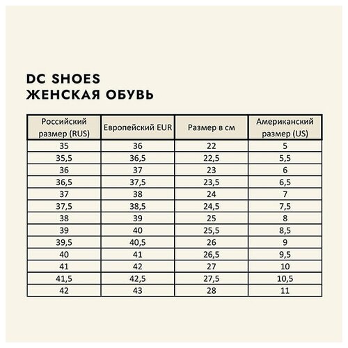 Кеды DC Shoes, размер 36, розовый