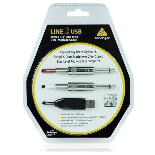 Behringer LINE2USB Аудиоинтерфейс