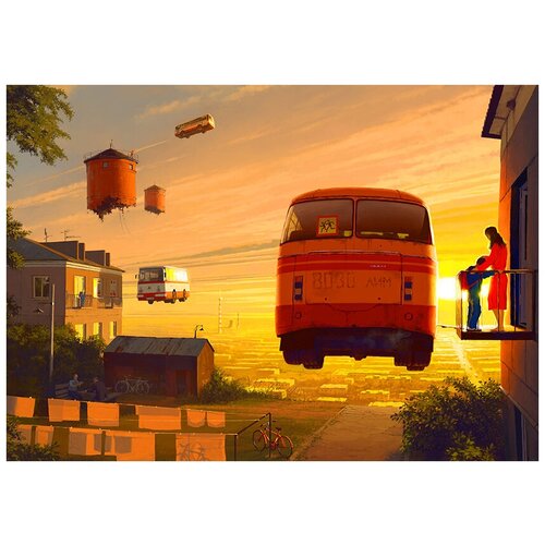 Интерьерный постер на стену картина для интерьера в подарок плакат 