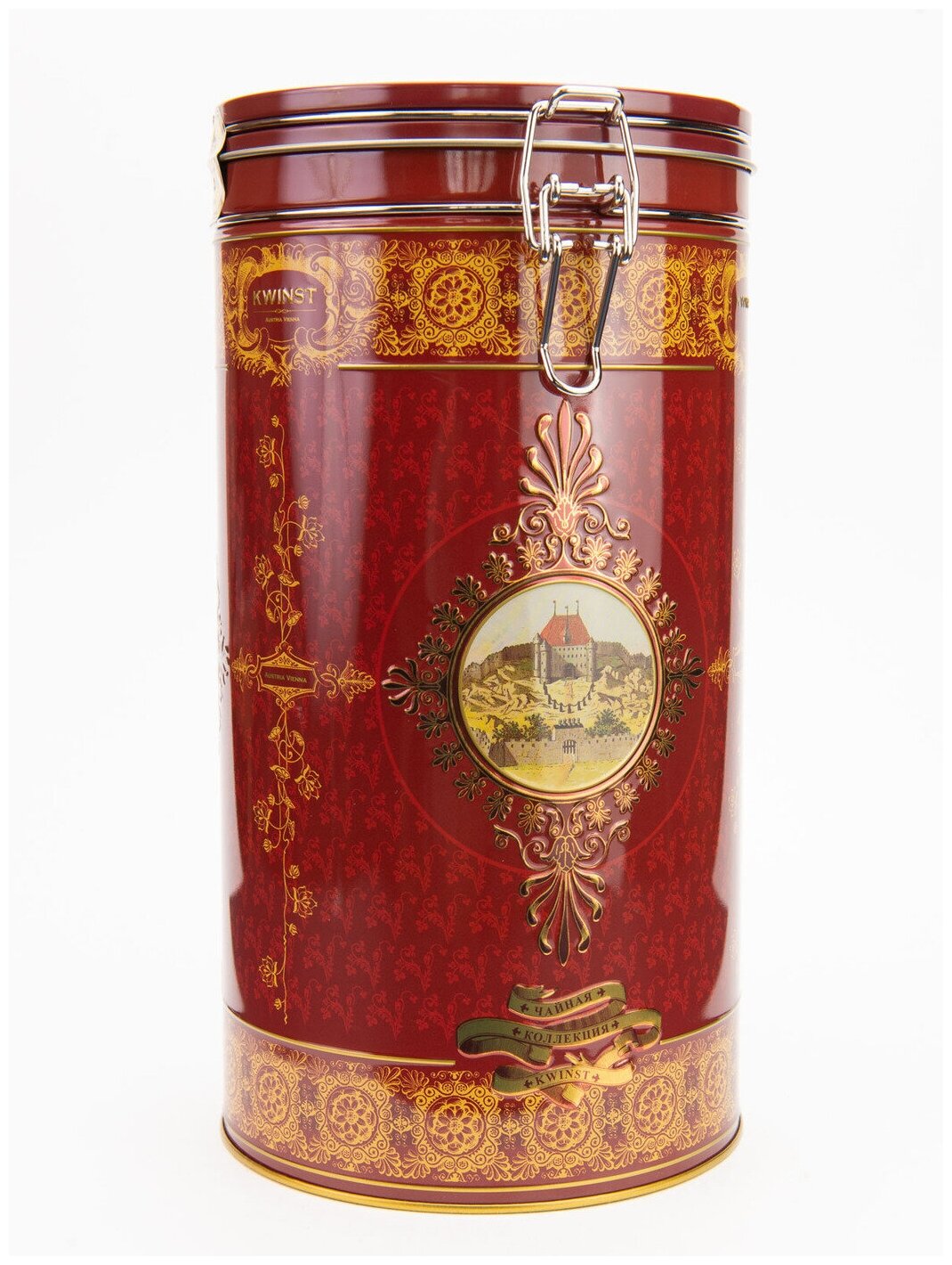 KWINST / Цейлонский черный чай в подарочной жестяной упаковке "Queen Коллекция", Шри Ланка, 400 гр