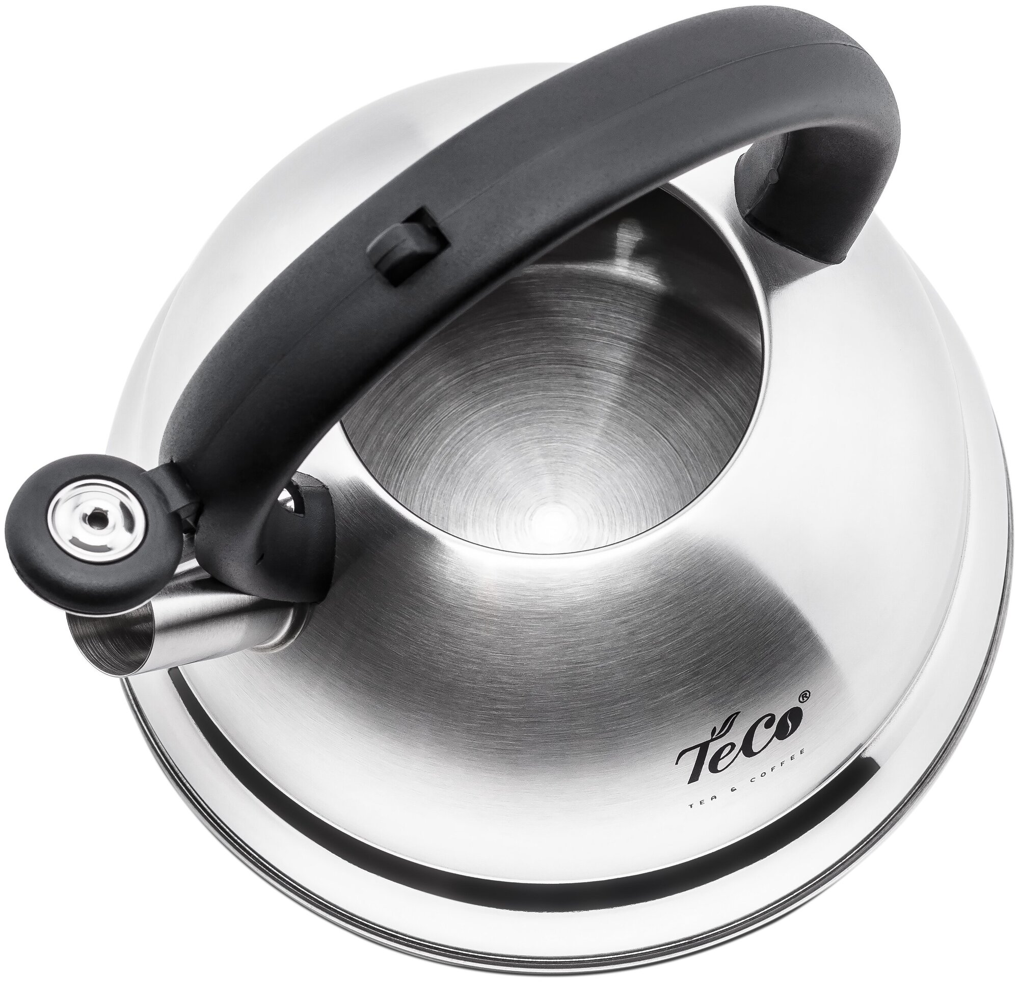 Чайник для плиты TECO TC-104 со свистком, нержавеющая сталь - фото №4