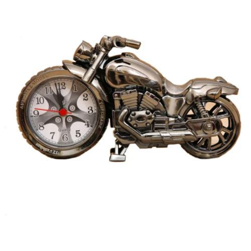 Мини часы -будильник настольный Мотоцикл 23*13*6 см