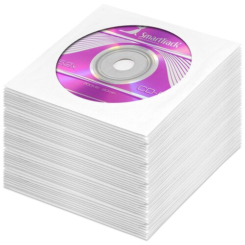 Диск SmartTrack CD-R 700Mb 52x в бумажном конверте с окном, 50 шт. диск cd r smarttrack 10 шт