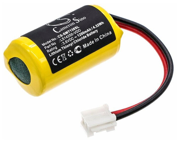 Батарейка CameronSino CS-SMT138SL для тахографа VDO Digital Tachograph DTCO 1381 (A2C59511954) 1200mAh