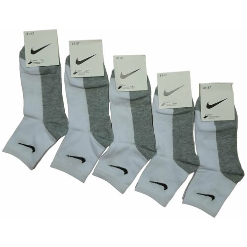 фото Носки мужские хлопковые 41-47 размер, 5 пар. спортивные. нет бренда