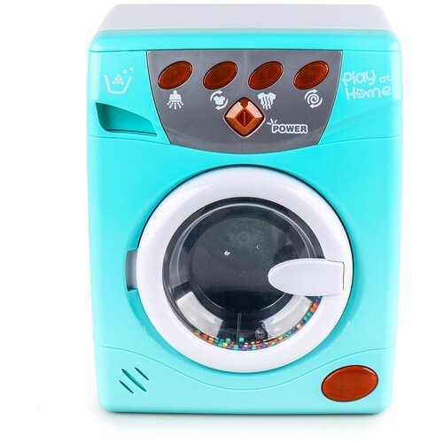 фото Детская бытовая техника "стиральная машина" (24,5х19 см, свет, звук) наша игрушка