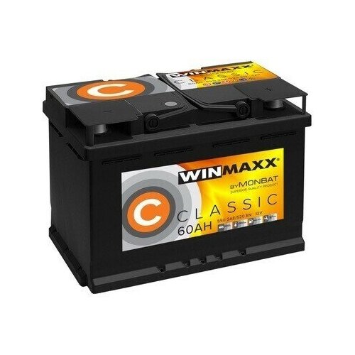 Автомобильная аккумуляторная батарея MONBAT WINMAXX CLASSIC MW6052L20