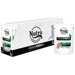 Влажный корм NUTRO GRAIN FREE ADULT CAT LAMB беззерновой для взрослых кошек с ягненком в соусе (70 гр х 24 шт) - изображение