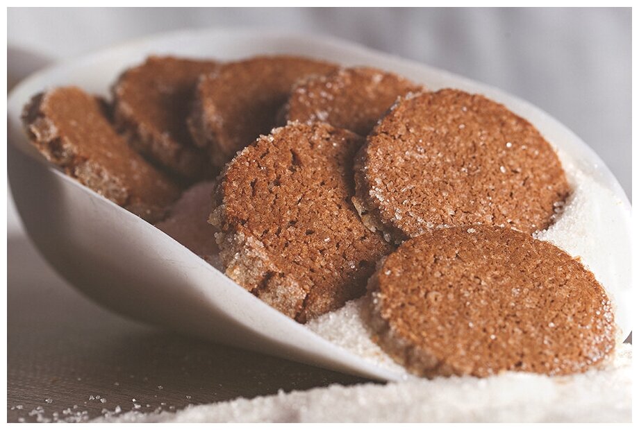 Печенье песочное, сахарное "Туиль" Бриллиант/ с сахарной каймой, 600 г