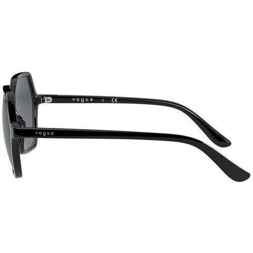 Солнцезащитные очки Luxottica, серый, черный