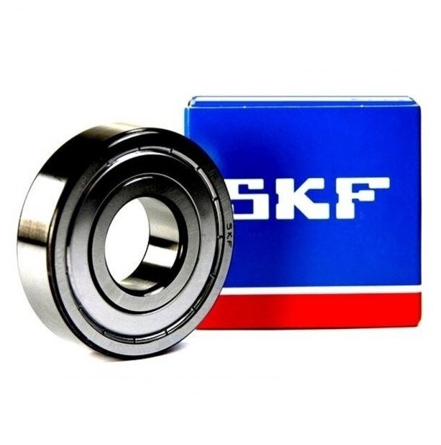 Подшипник для стиральной машины (6203 2Z SKF) закрытый с двух сторон металлом универсальный 17 х 40 х 12 мм