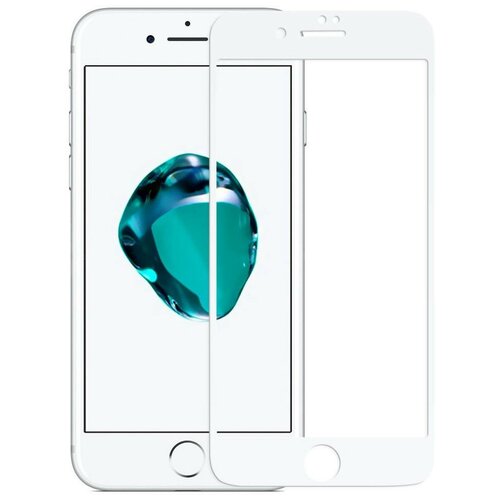 Защитное стекло / бронестекло для iPhone 7 полное покрытие 4D белое защитное стекло бронестекло для iphone 7 plus полное покрытие 4d черное