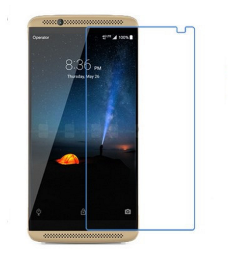 Защитная пленка MyPads (только на плоскую поверхность экрана, НЕ закругленная) для телефона ZTE Axon 7 Mini глянцевая