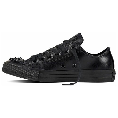 фото Кожаные женские кеды converse chuck taylor all star 559868 черные (36.5)