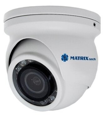 Купольная антивандальная AHD камера MATRIX MT-DM1080AHD10XF (2,8мм)