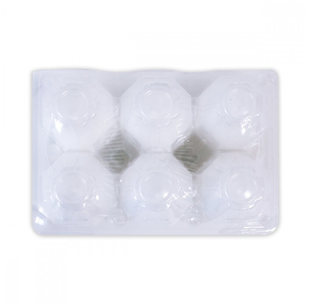 Игровой набор "Яйца" 6 шт кнопа, пленка 15x10x7 см