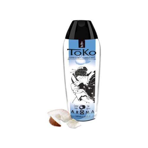 53572 Shunga Toko Aroma Coconut Water, 165 мл. Лубрикант с нежным вкусом, Кокосовая вода 53575 shunga toko aroma lustful litchee 165 мл лубрикант с нежным вкусом личи