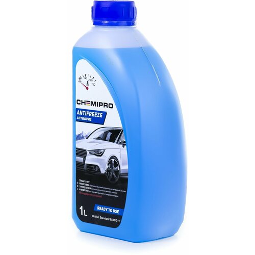 CH096_антифриз Chemipro G11 готовый 1л синий 366₽