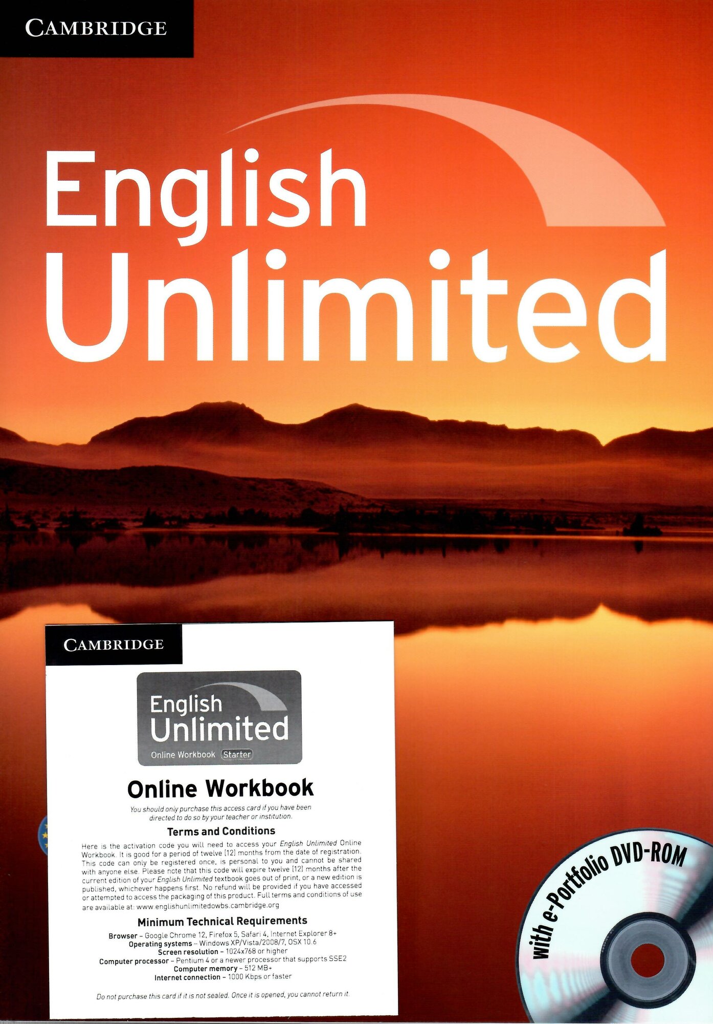 English Unlimited Starter Coursebook with e-Portfolio and Online Workbook Pack