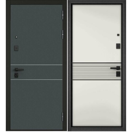 Мастино CITY PRIME D-14/183 Черный муар-Белоснежный 880 правая