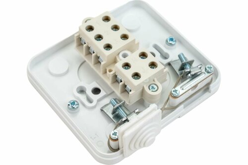 Коробка клеммная SE KLK-5S КлК-5С 102х90х37мм с монтажной пластиной 40А ...