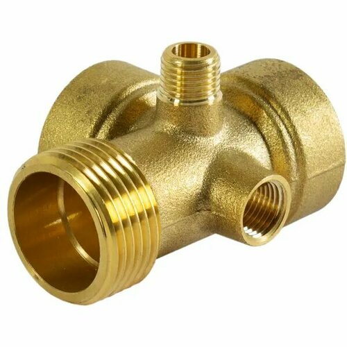 Штуцер 5-ти выводной латунь CW617N 2243₽