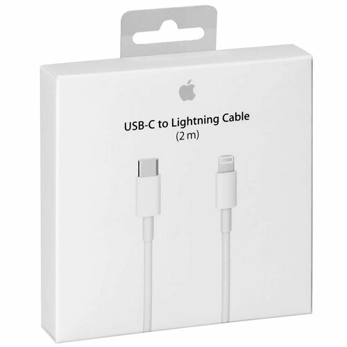Кабель Apple Lightning to USB-C Cable 2m белый MKQ42ZM/A кабель apple usb type c lightning 2 м белый mkq42zm a