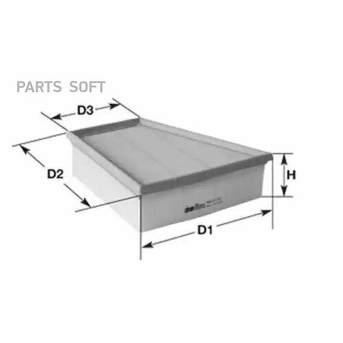 MAGNETI MARELLI 152071758671 фиьтр воздушный 859₽