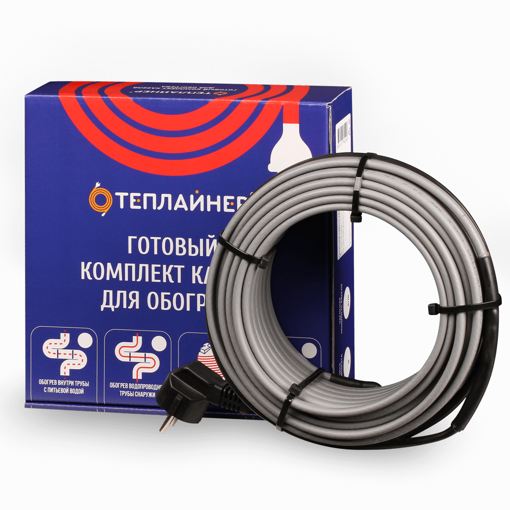 Греющий кабель теплайнер PROFI КСН-16, 384 Вт, 24 м