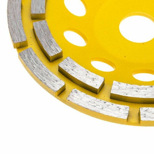 Чашка алмазная шлифовальная двухрядная 150х222мм KRANZ цена за 1 шт 2700₽