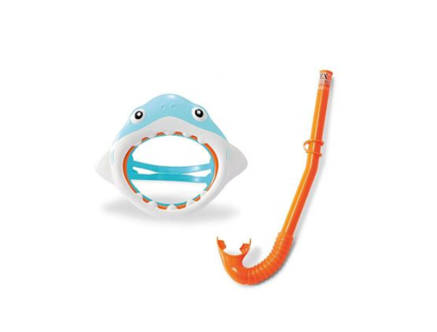 Набор для плавания: маска с трубкой, 3-8 лет, SHARK FUN SET Intex 55944