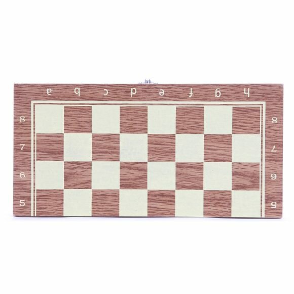 Шахматы Наша Игрушка в деревянной коробке, размер поля 24х24 см (B001S)