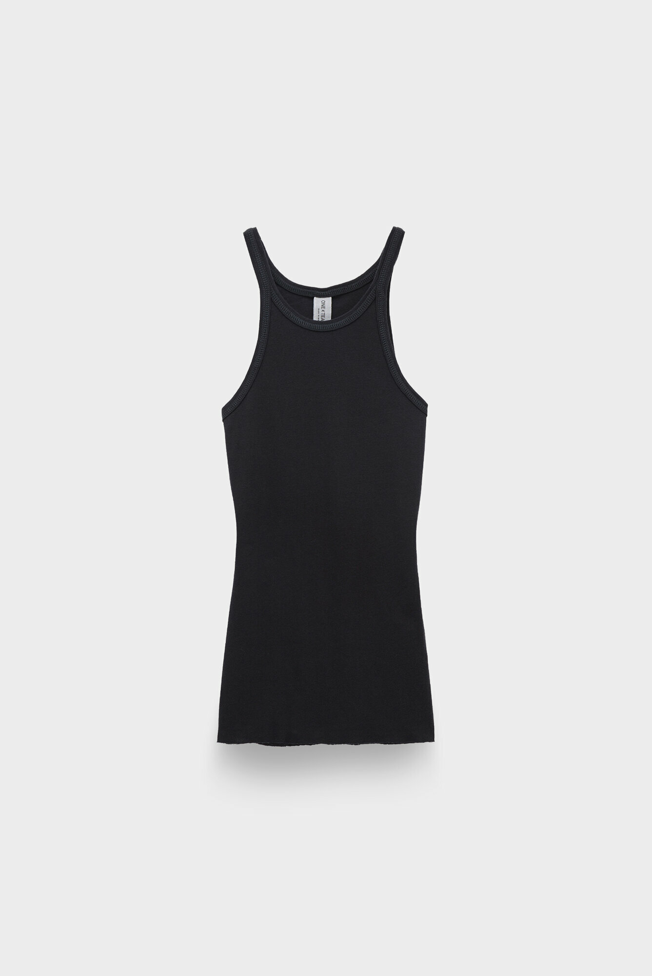 Топ One Teaspoon black one teaspoon fine rib singlet black