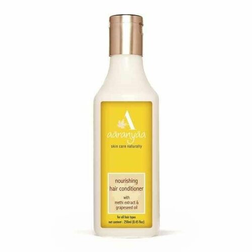 Nourishing HAIR CONDITIONER Aaranyaa Питательный кондиционер для волос с экстрактом Пажитника и маслом Виноградной косточки Аараньяа 250 мл 582₽