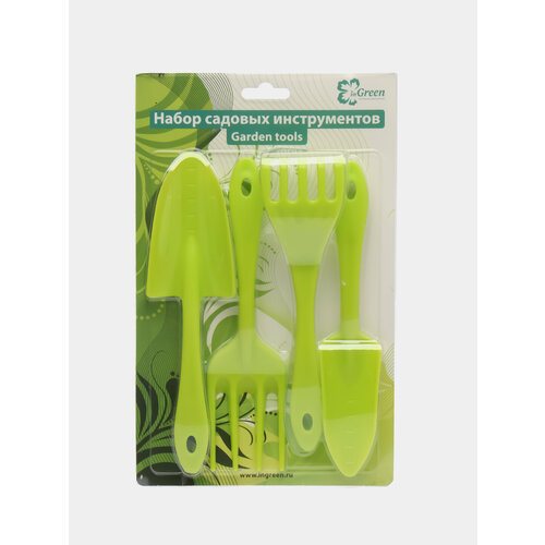 Набор садовых инструментов Лопатка совок для пересадки грабельки и вилка для рыхления 1299₽
