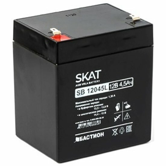 Аккумулятор Бастион SKAT SB 12045L 12В 4.5 А/ч