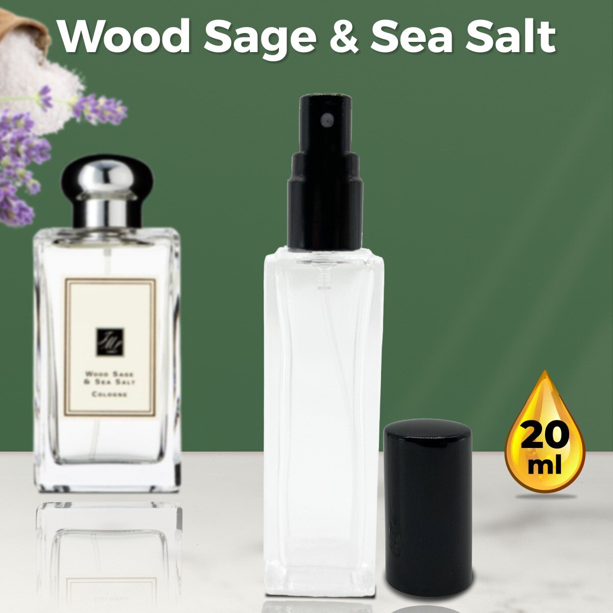 "Wood Sage And Sea Salt" - Духи унисекс 20 мл + подарок 1 мл другого аромата