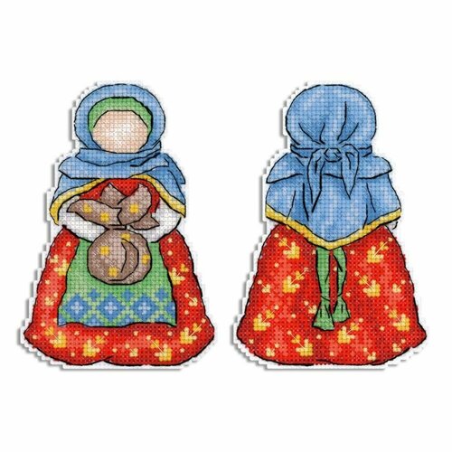 Набор для вышивания на пластиковой канве Жар-Птица Р-950 Оберег Подорожница 12 х 9 см